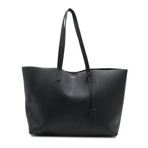 Saint Laurent Paris Black Bag Tote Leather